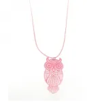 Collier cordon noir avec pendentif fantaisie
