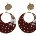Boucles d’oreilles fashions parrées de pierres