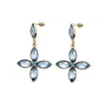 Boucles d’oreilles fashions parrées de pierres