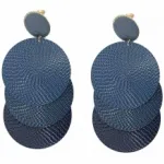 Boucles d’oreilles fantaisies rectangulaires 