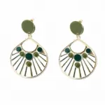 Boucles d’oreilles ornées de pierres
