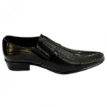 Chaussures de ville homme avec bande auto-agrippante