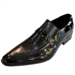 Chaussures de ville homme avec motif croco dessus