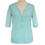 Top avec manches 3/4 et zip devant