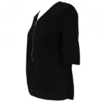 Top avec manches 3/4 et zip devant