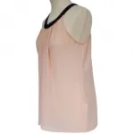 Top avec col pailleté et nœuds au dos