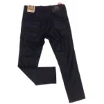 Jeans noir multipoche avec ceinture