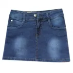 Jupe jeans délavé pour fille