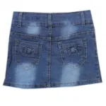 Jolie jupe jeans délavé pour fille