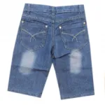 Joli bermuda jeans délavé pour garçon