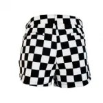 Short fashion imprimé damier