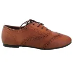 Derbies avec perforation pour femme