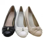 Ballerines à talon avec nœud