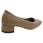 Ballerines à talon avec bout fantaisie