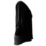 Pull chiné doté d’un col V zippé
