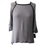 Pull tendance avec manches retroussables