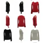 Pull tendance avec épaules à dentelles et col boutonné