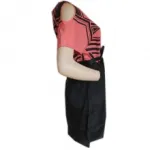 Robe en deux tons avec motif fantaisie