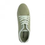 Baskets plates avec rebord blanc pour homme