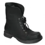 Bottines femme avec laçage à 6 œillets