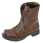 Bottines femme avec laçage à 6 œillets