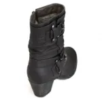 Bottines fashion avec doubles brides bouclées
