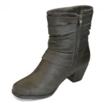Bottines fashion avec doubles brides bouclées