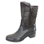Bottines surpiquées avec zip sur chaque côté