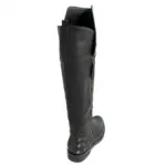 Bottes avec zip sur les côtés et talon clouté
