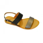 Sandales avec brides bicolores