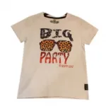 T-shirt Big party avec lunette léopard