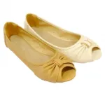 Ballerines perforées avec bout ouvert