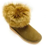 Bottines pour femme avec fourrures amovibles
