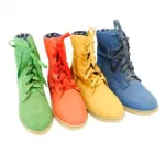 Bottines montantes avec motif drapeau américain