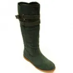 Bottes fashion avec brides pour femme