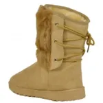Bottines fourrées avec lacets à l’arrière