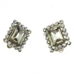 Boucles d’oreilles clips décorées de pierres
