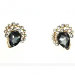 Boucles d’oreilles clips fantaisies décorées de pierres