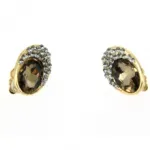 Boucles d’oreilles clips fantaisies décorées de pierres