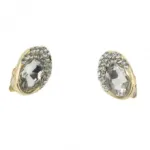 Adorables boucles d’oreilles clips parées de pierres