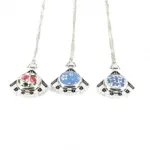 Collier tendance avec pendentif montre style gousset