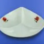 Mejaznica "Noisette" blanc avec décalcomanie, 22 cm