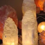 Décoration artisanale en selenite