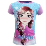12x T-shirts manches courtes La Reine des Neiges du 2 au 8 ans