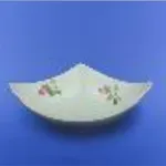 Saladier "Noisette" petit blanc avec décalcomanie, 18 cm