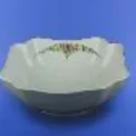 Saladier "Bourgeon" 2,000 l blanc avec décalcomanie 