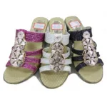 Sandale à talon bijou Réf 9503 5,50 € HT unité