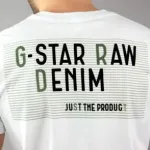 T SHIRT G STAR RAW BLANC.