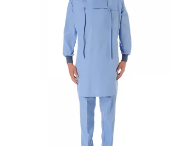 Lot  Blouse médicale Casaque à bavette 100% Coton